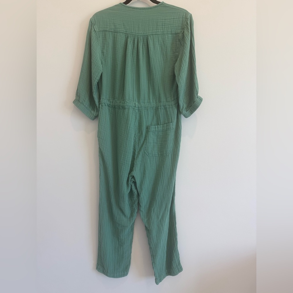 Sundry Cotton Jumpsuit with Drawstring Waist - Picture 3 of 6